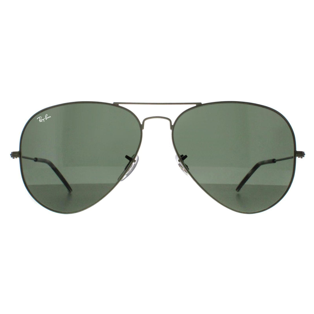 Ray-Ban Sunglasses Aviator RB3025 919131 Matte Transparent Green G-15 Green