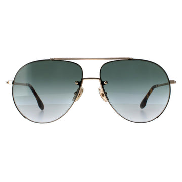 Victoria Beckham Sunglasses VB213S 700 Gold Green Gradient