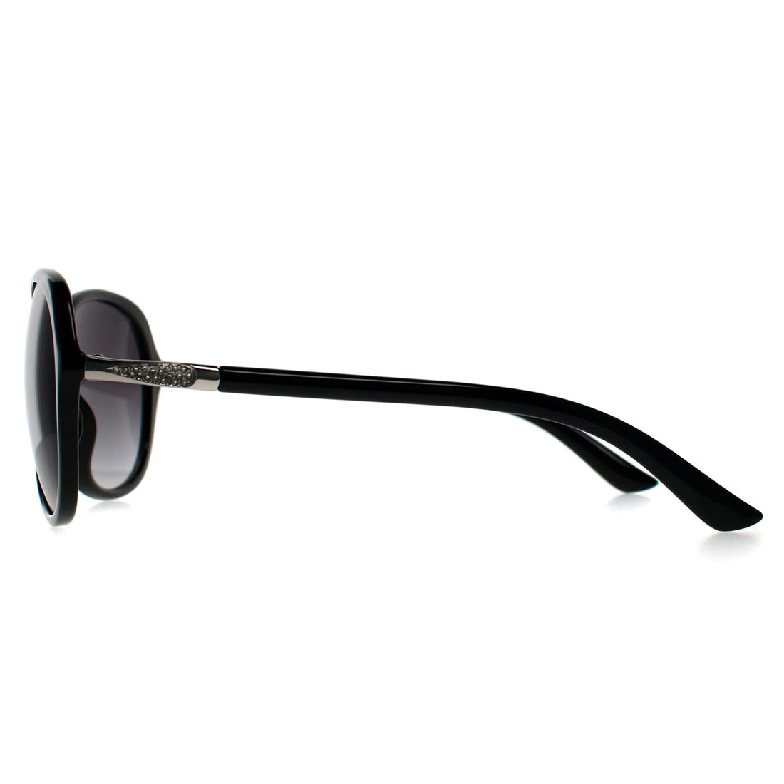 Seksy Sunglasses N2809 A Polished Black Smoke Gradient