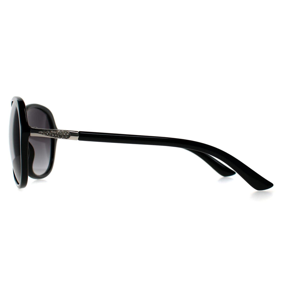 Seksy Sunglasses N2809 A Polished Black Smoke Gradient