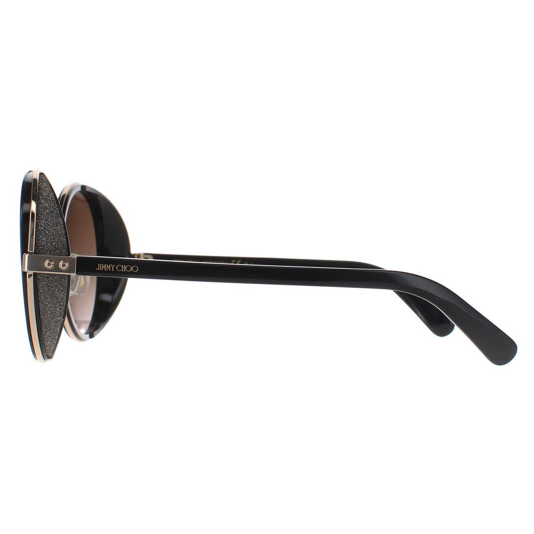 Jimmy Choo Sunglasses ANDIE/S J7Q J6 Gold Black Brown Gradient
