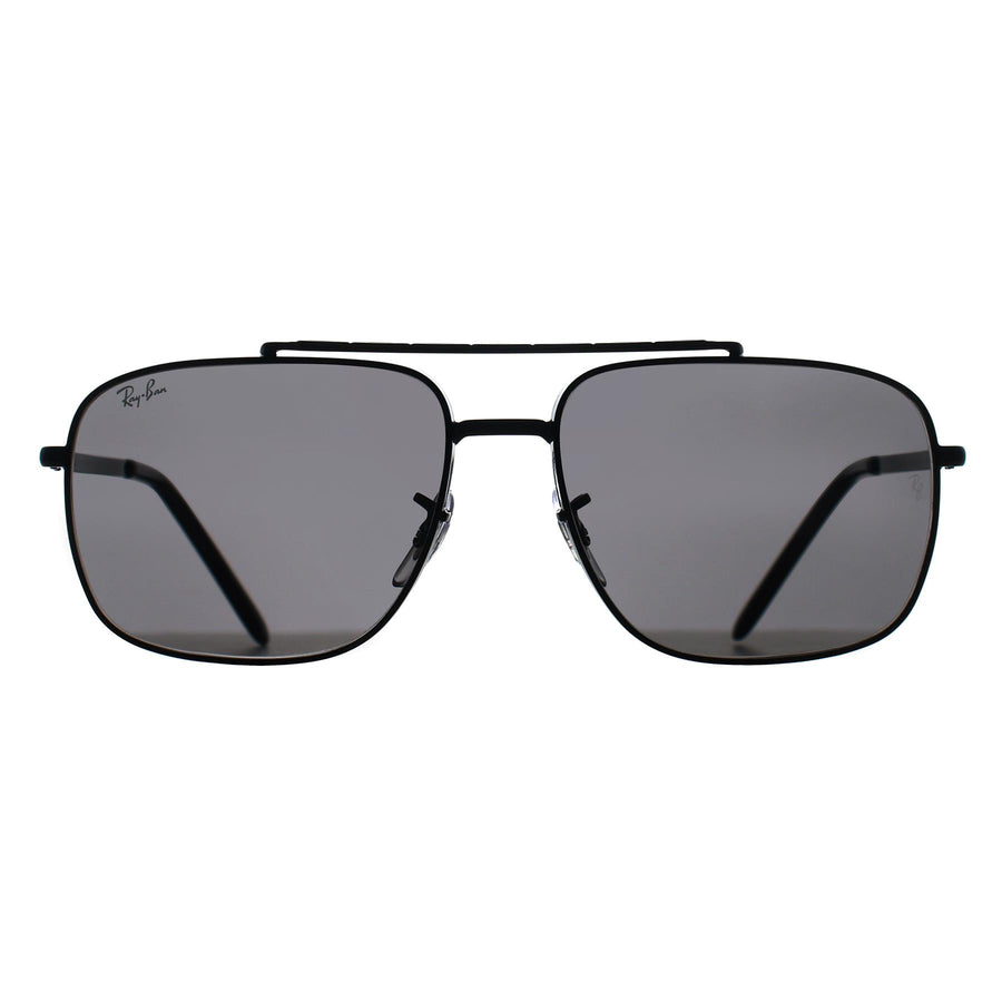 Ray-Ban Sunglasses RB3796 002/B1 Polished Black Dark Grey – Discounted ...