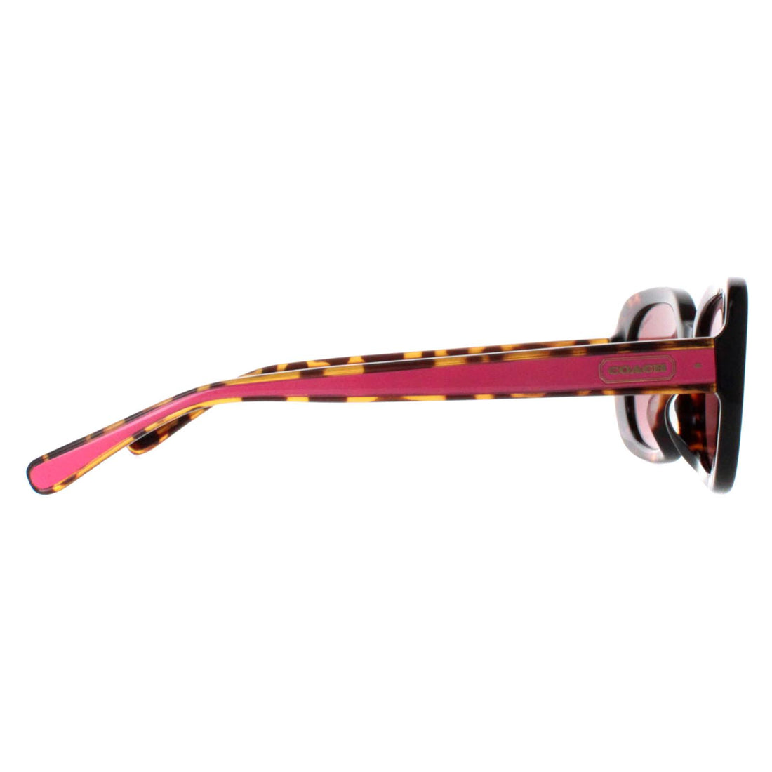 Coach Sunglasses HC8358U 512069 Dark Tortoise Dark Violet