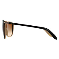 Ralph by Ralph Lauren Sunglasses RA5160 109013 Shiny Black On Nude Brown Gradient