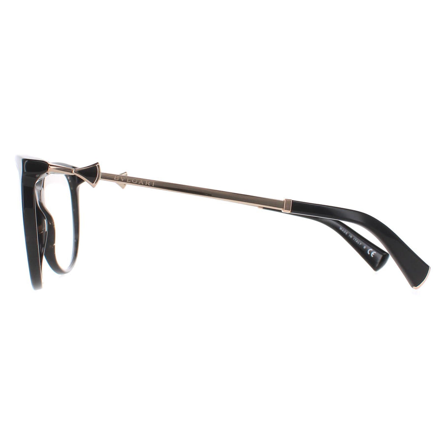 Bvlgari Glasses Frames 4149KB 5412 Black Gold 52mm Womens