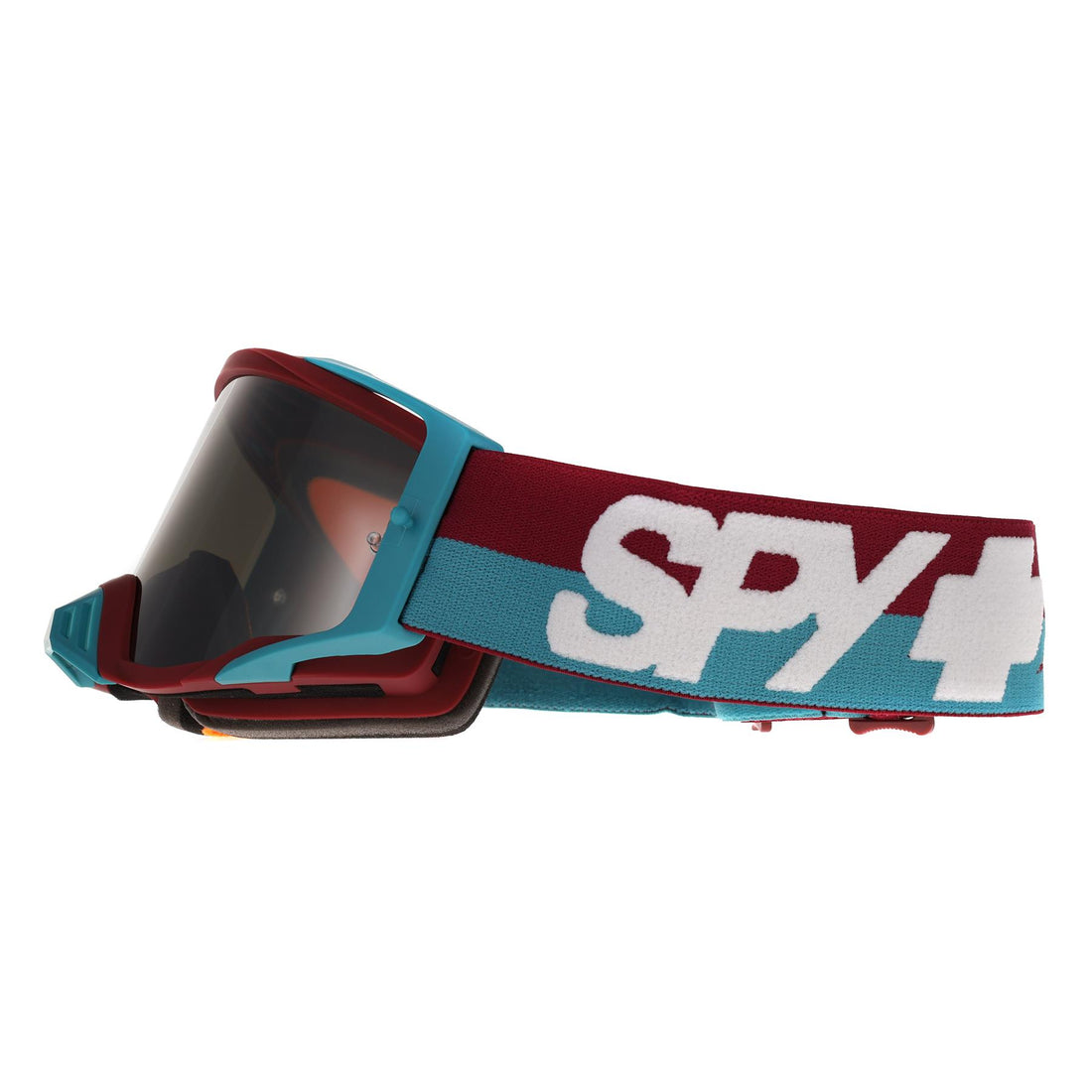 Spy MX Motocross Goggle Foundation Plus 3200000000006 Bolt Teal HD Smoke with Silver Spectra Mirror HD Clear