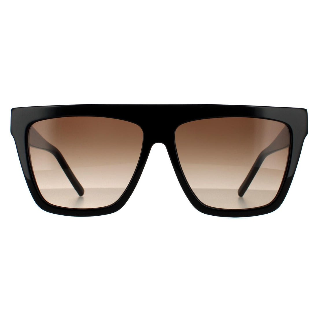 Hugo Boss BOSS 1153/S Sunglasses Shiny Black / Brown Gradient