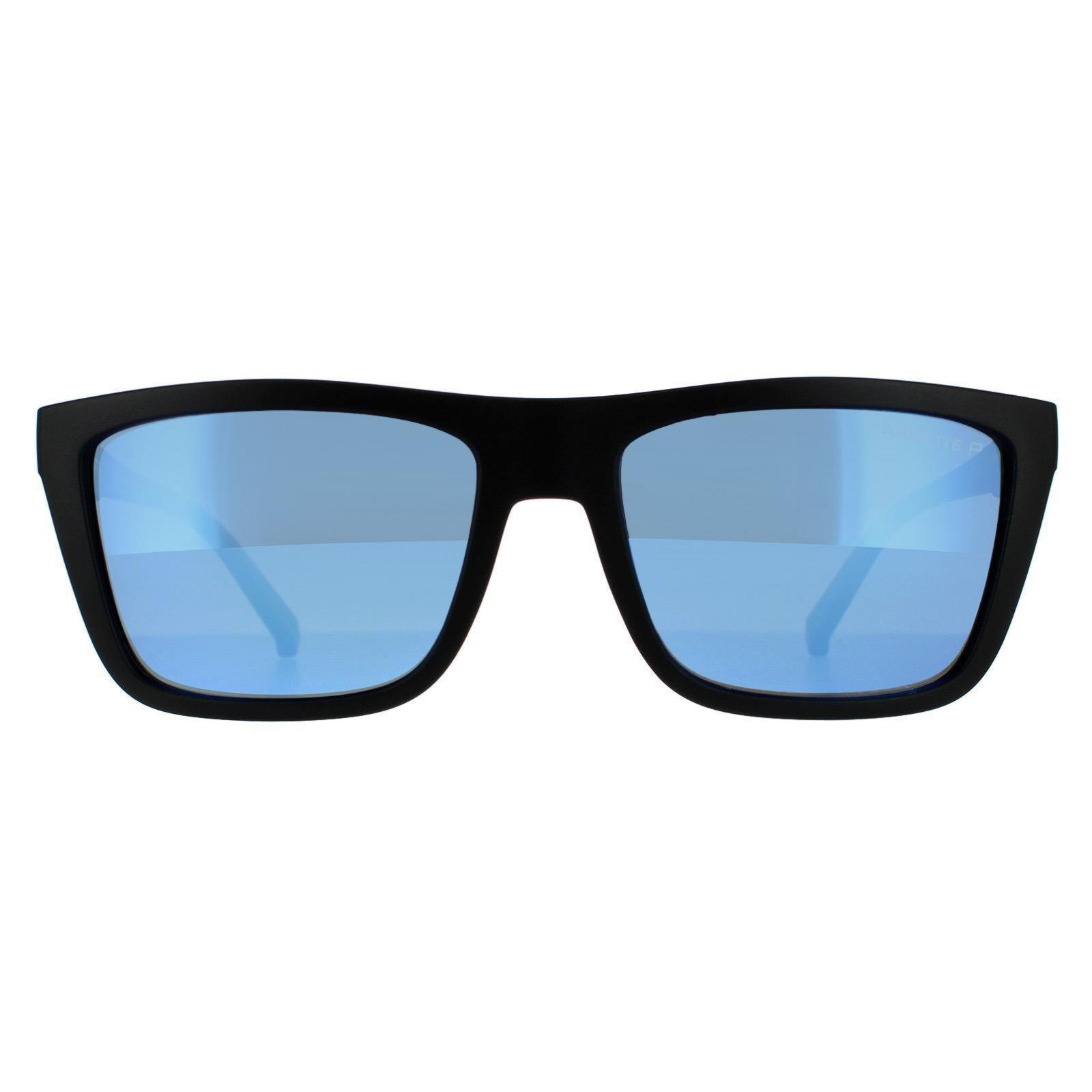 Sunglasses Deep Ellum AN4262 01 22 Matte Black Dark Grey Mirror Water Polarized
