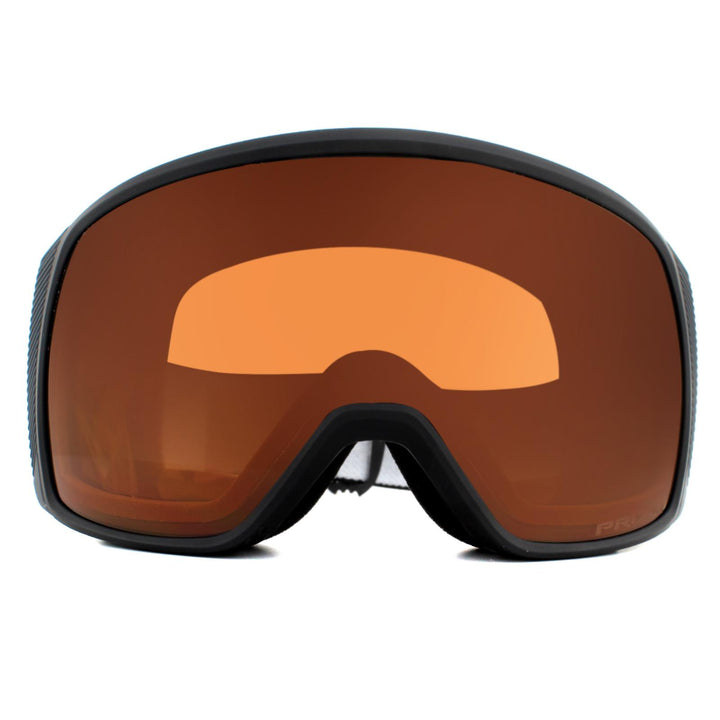 Oakley Ski Goggles Flight Tracker XS OO7106-03 Matte Black Prizm Snow Persimmon