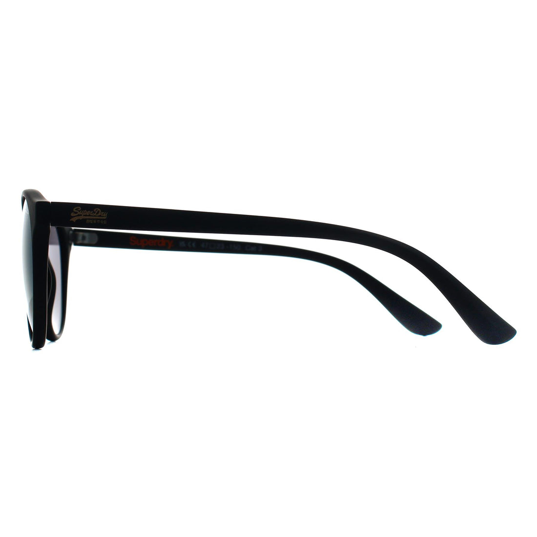 Superdry Sunglasses SDS Saratoga 104 Rubberised Black Oil Slick Mirror
