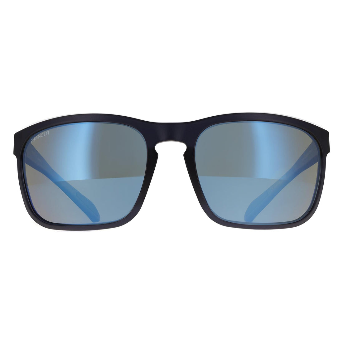 Serengeti Sunglasses Carson SS750003 Matte Crystal Dark Grey Mineral Polarized 555nm Blue