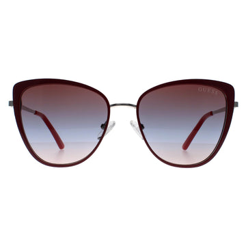 Guess Sunglasses GF6141 68W Red Grey Gradient
