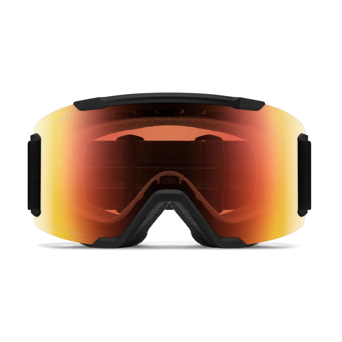 Smith Ski Goggles Squad2 1CP 2QJ 4V Black ChromaPop Pro Photochromic Red Mirror