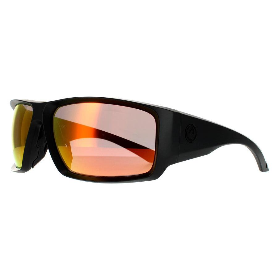 Dragon Sunglasses Equinox X 41089-022 Matte Black Lumalens Orange Ion Polarized