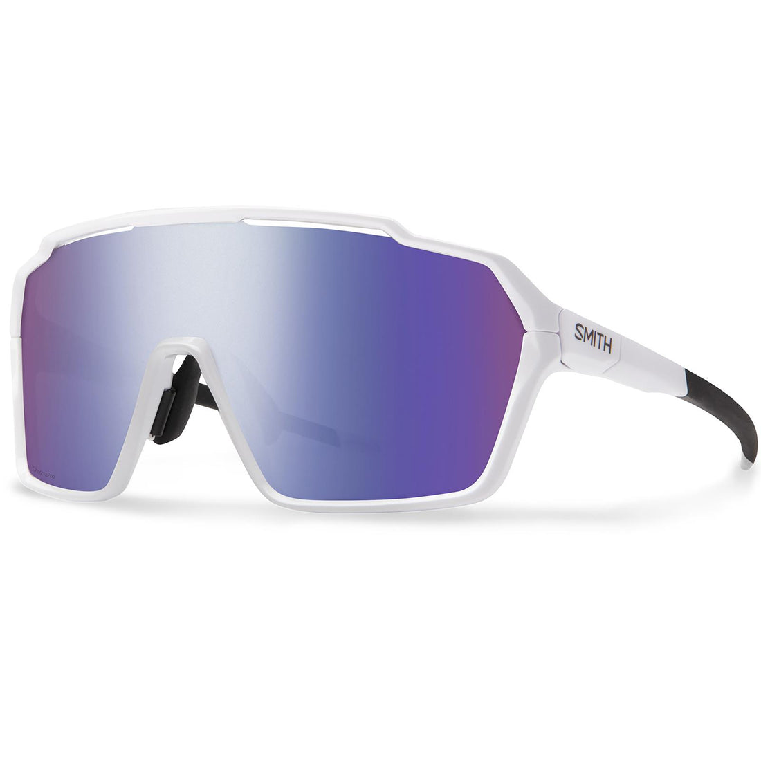 Smith Sunglasses Shift XL Mag VK6 DI White ChromaPop Violet Mirror