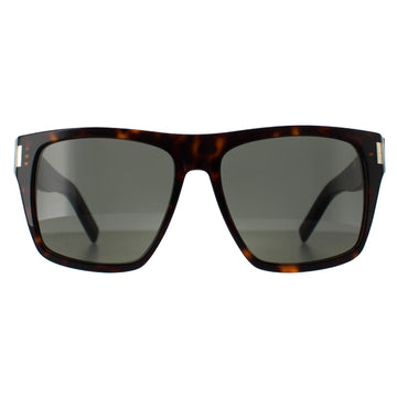 Saint Laurent Sunglasses SL 424 002 Havana Shiny Grey