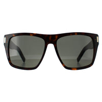 Saint Laurent SL 424 Sunglasses Havana / Shiny Grey
