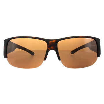 Polaroid Suncovers Fitover PLD 9007/S Sunglasses Havana / Brown Polarized