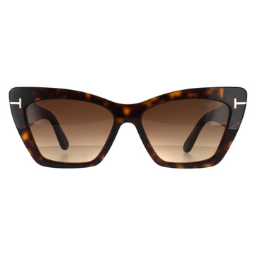 Tom Ford Sunglasses Wyatt FT0871 52F Dark Havana Brown Gradient