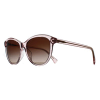 Ralph by Ralph Lauren Sunglasses RA5336U 604313 Shiny Transparent Pink Gradient Brown