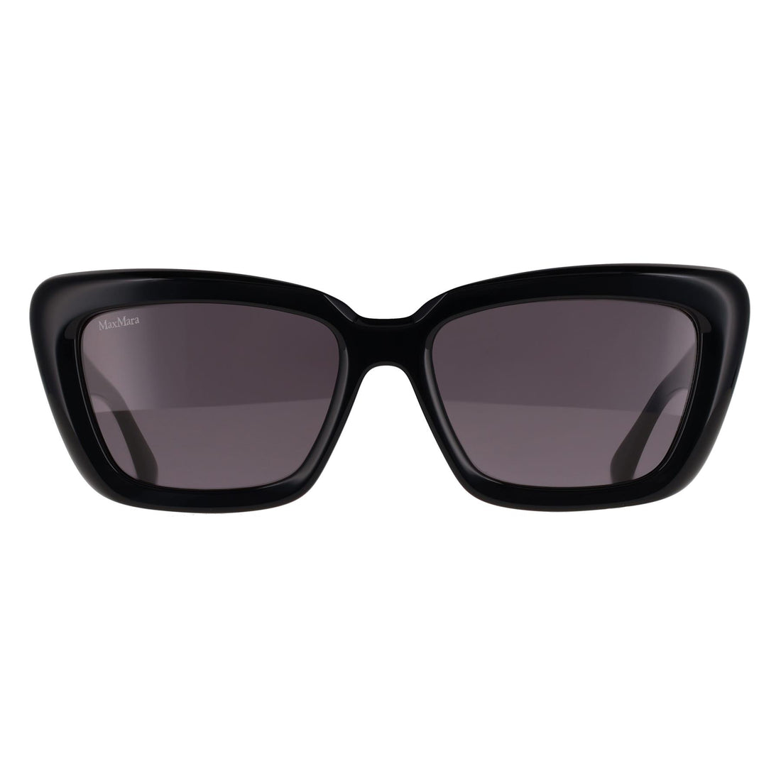 Max Mara Sunglasses MM0171 Elizabeth 01A Shiny Black Smoke Grey