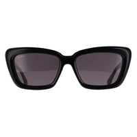 Max Mara Sunglasses MM0171 Elizabeth 01A Shiny Black Smoke Grey