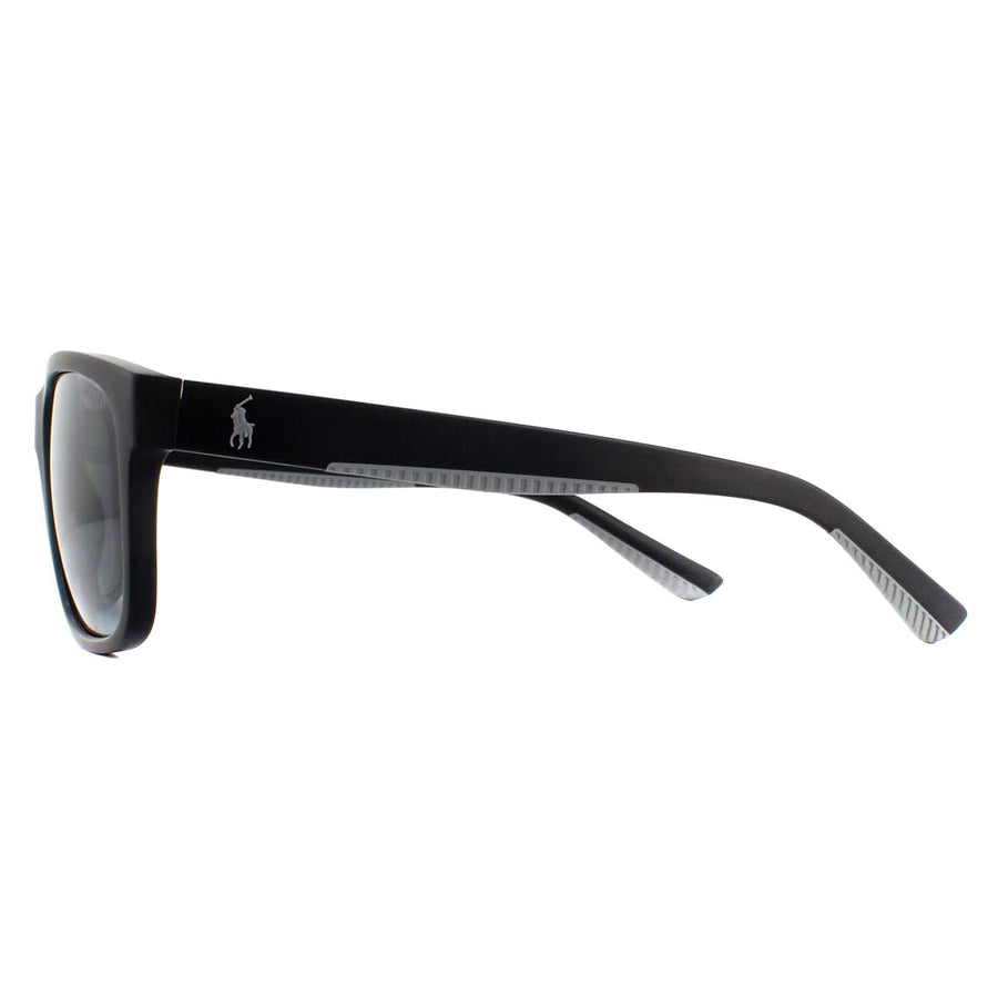Polo Ralph Lauren Sunglasses PH4142 528487 Matte Black Grey