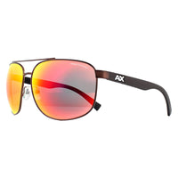Armani Exchange Sunglasses 2026S 61066Q Matte bronze Grey Mirror Red Yellow