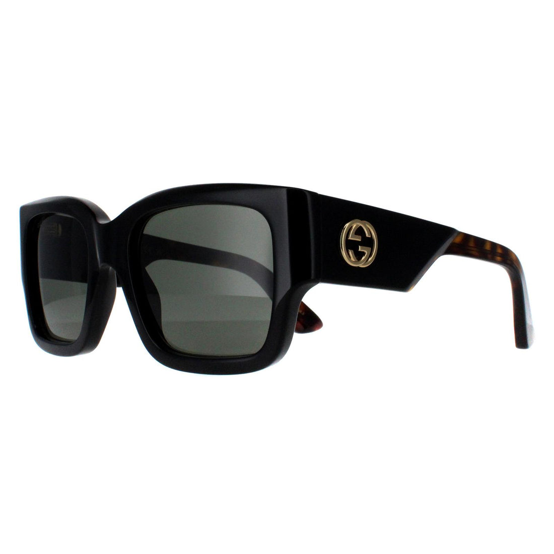 Gucci Sunglasses GG1663S 001 Black with Havana Grey