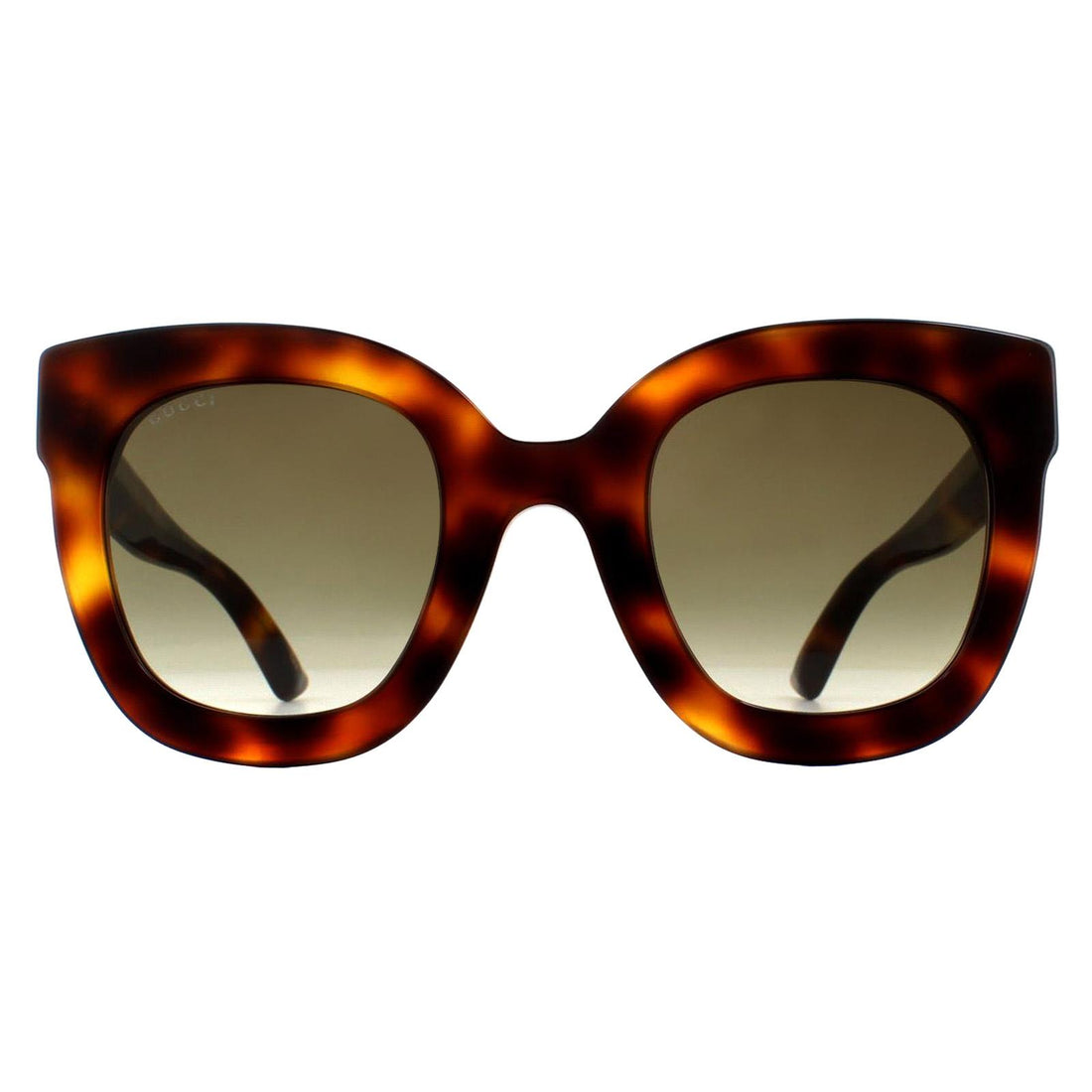 Gucci GG0208S Sunglasses Havana Brown Gradient