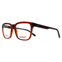 Timberland Glasses Frames TB1763 048 Transparent Shiny Brown Men