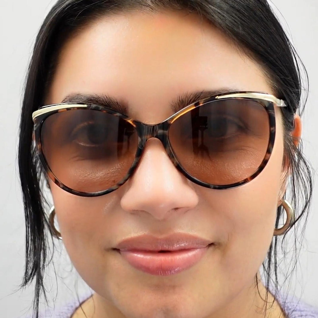 Ralph by Ralph Lauren Sunglasses 5150 109013 Dark Brown Brown Orange Gradient