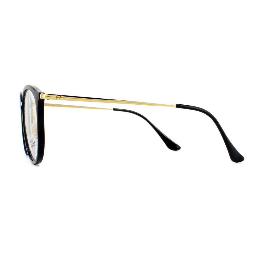 Ray-Ban Glasses Frames 7140 2000 Shiny Black 51mm
