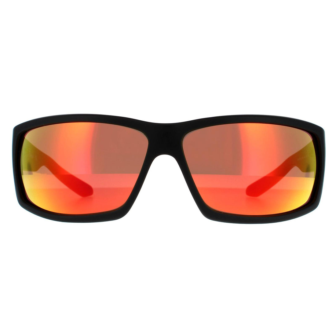 Dragon Sunglasses Ventura XL 42787-004 Matte Black Orange Ionized