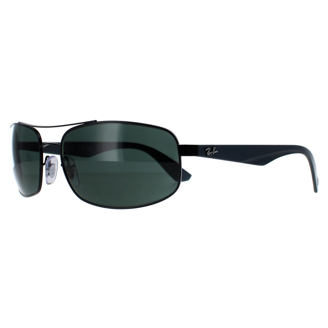 Ray-Ban Sunglasses 3527 006/71 Matt Black Grey Green
