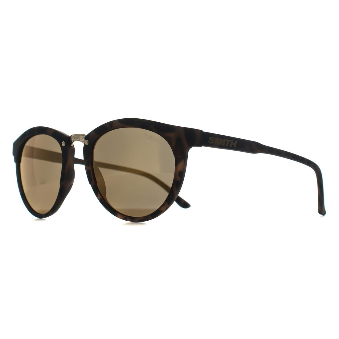Smith Sunglasses Questa HLA VP Matte Grey Havana Gold Mirror