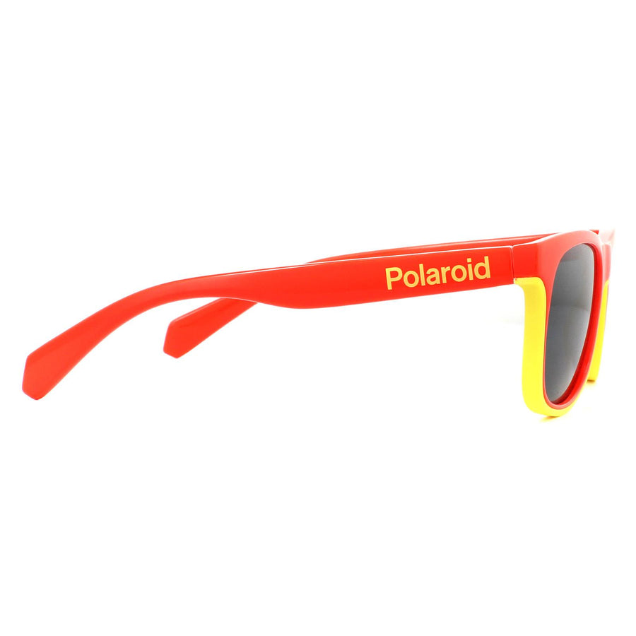 Polaroid Kids Sunglasses PLD 8041/S AHY M9 Red Yellow Grey Polarized