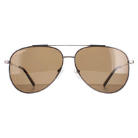Salvatore Ferragamo Sunglasses SF265S 068 Dark Ruthenium Tortoise Brown