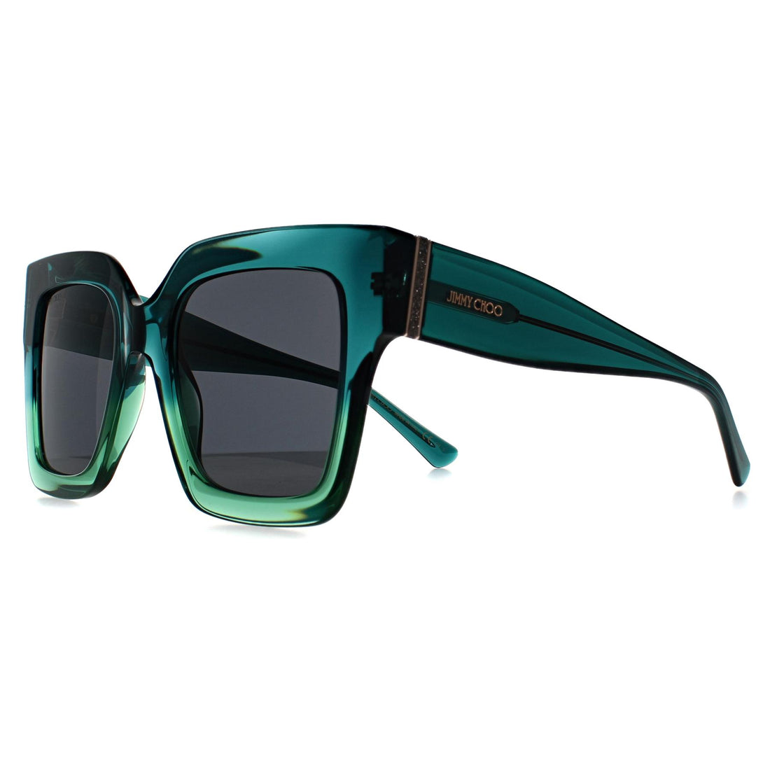 Jimmy Choo Sunglasses EDNA/S PEF IR Blue Green Grey