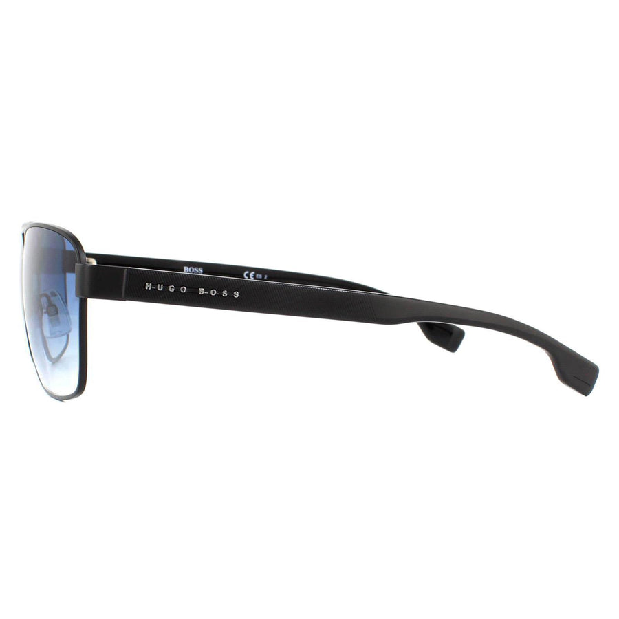 Hugo Boss Sunglasses BOSS 1240/S 003/08 Matte Black Blue Gradient
