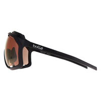 Bolle Sunglasses Chronoshield BS018003 Matte Black Phantom Brown Red Photochromic