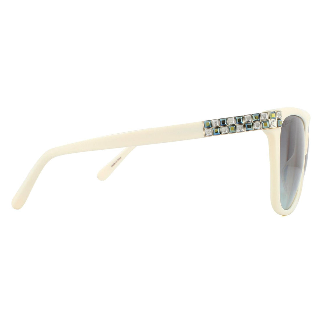 Swarovski Sunglasses SK0137 57B Shiny Beige Gradient Smoke