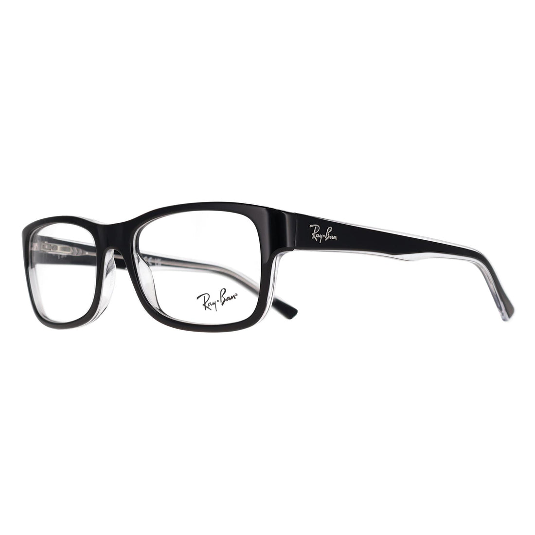 Ray-Ban Glasses Frames RX5268 2034 Black on Transparent Men Women