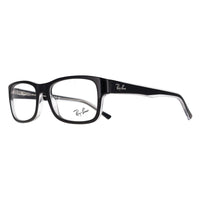 Ray-Ban Glasses Frames RX5268 2034 Black on Transparent Men Women