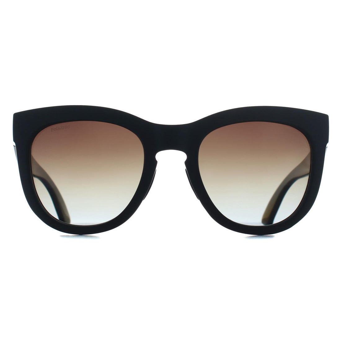 Smith Sunglasses Sidney DL5 AY Matte Black Polarized Brown