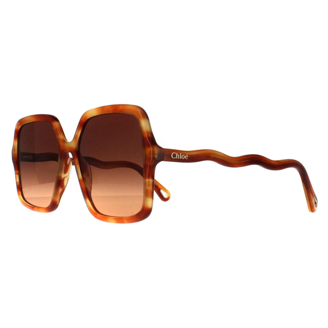 Chloe Sunglasses CH0086S Zelie 002 Havana Brown Gradient