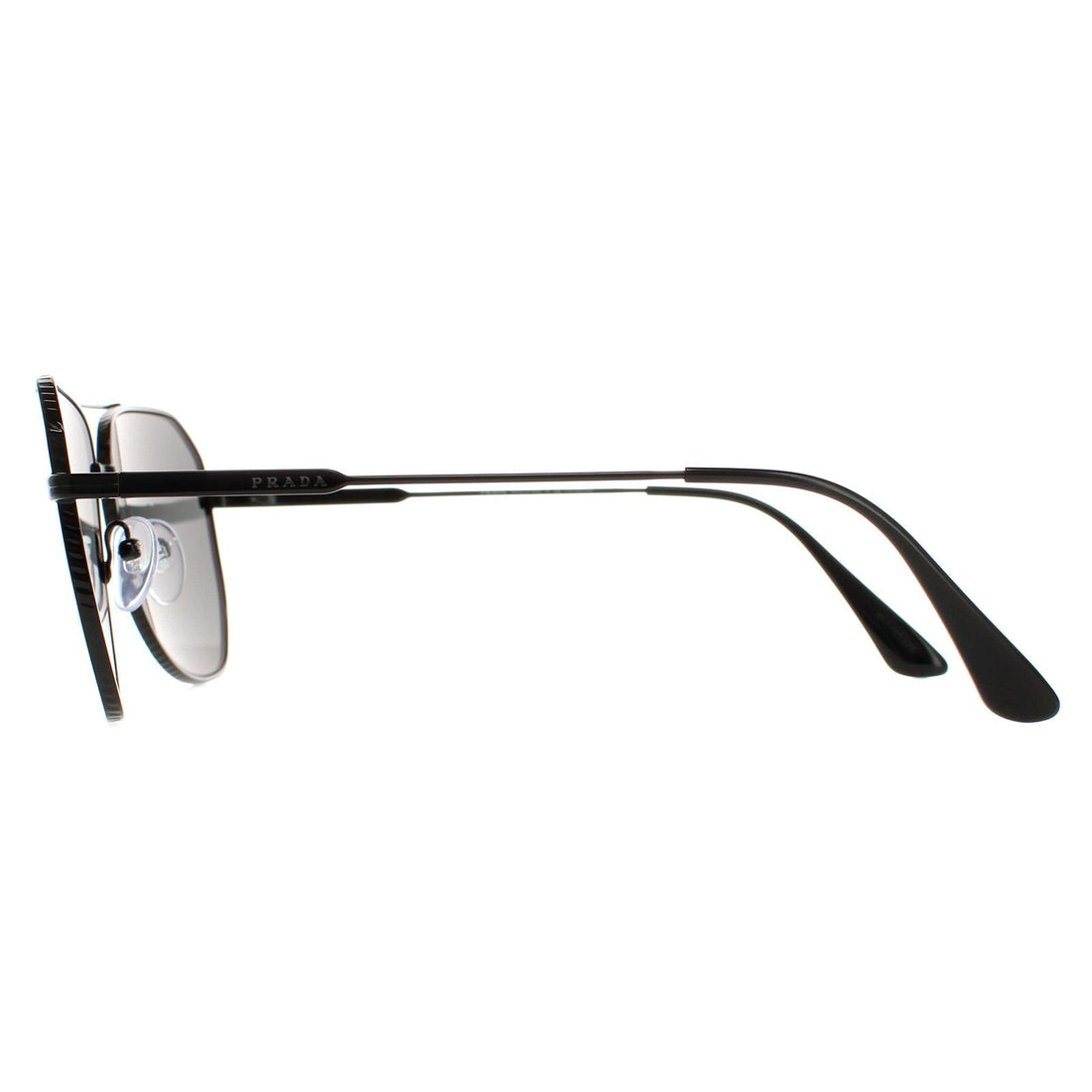 Prada Sunglasses PR63XS 1AB08G Black Grey Polarized