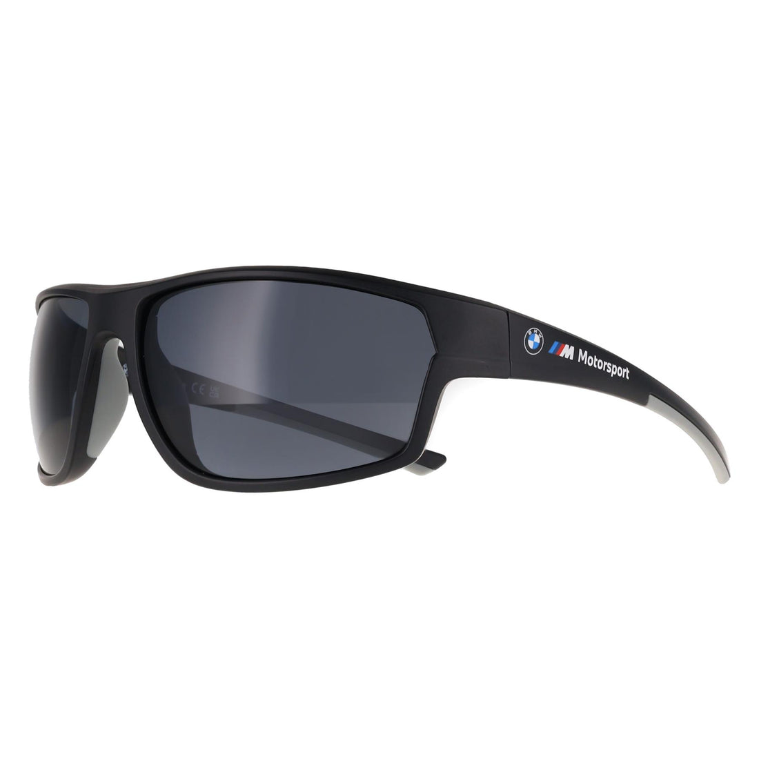 BMW Motorsport Sunglasses BS0024 02D Matte Black Smoke Polarized