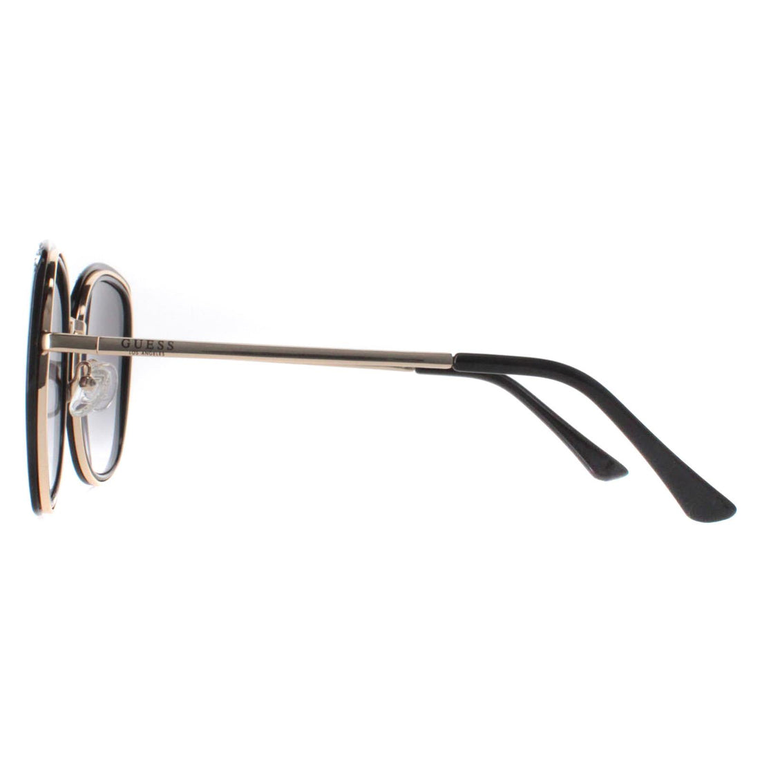 Guess Sunglasses GF0381 01B Shiny Black Smoke Gradient