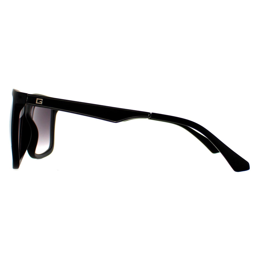 Guess Sunglasses GF0171 02B Matte Black Smoke Gradient